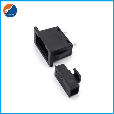 5.2x20mm 전류 퓨즈용 BHC1 블랙 하우징 유리 세라믹 튜브 PCB 보드 마운트 퓨즈 홀더